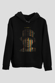 LL Cool J Siyah Unisex Kapüşonlu Sweatshirt