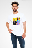 LMFAO Baskılı Unisex Beyaz Tişört