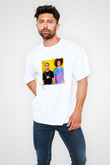 LMFAO Baskılı Unisex Beyaz Tişört
