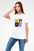 LMFAO Baskılı Unisex Beyaz Tişört