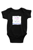 LMFAO Baskılı Unisex Siyah Bebek Body - Zıbın