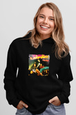 LMFAO Baskılı Unisex Siyah Hoodie