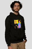 LMFAO Baskılı Unisex Siyah Hoodie
