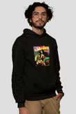 LMFAO Baskılı Unisex Siyah Hoodie