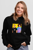 LMFAO Baskılı Unisex Siyah Hoodie
