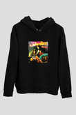 LMFAO Baskılı Unisex Siyah Hoodie