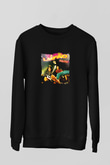 LMFAO Baskılı Unisex Siyah Sweatshirt