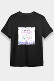 LMFAO Baskılı Unisex Siyah Tişört