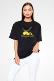 LMFAO Siyah Unisex Oversize Tişört T-Shirt