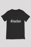 LMFAO Siyah Unisex V Yaka Tişört