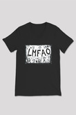LMFAO Siyah Unisex V Yaka Tişört