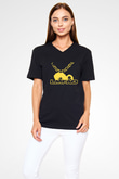 LMFAO Siyah Unisex V Yaka Tişört T-Shirt