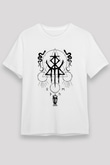 Lorna Shore Baskılı Unisex Beyaz Tişört - Tshirt