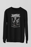 Lorna Shore Baskılı Unisex Siyah Sweatshirt