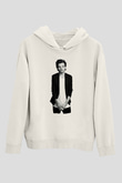 Louis Tomlinson Baskılı Beyaz Unisex Kapüşonlu Sweatshirt