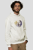 Louvre Müzesi Beyaz Unisex Kapşonlu Sweatshirt