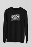 Louvre Müzesi Siyah Unisex Sweatshirt
