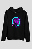 Ludacris Baskılı Unisex Siyah Hoodie