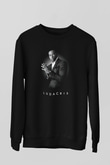 Ludacris Baskılı Unisex Siyah Sweatshirt