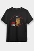 Ludacris Baskılı Unisex Siyah Tişört - Tshirt