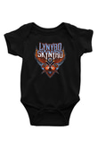 Lynyrd Skynyrd Baskılı Siyah Bebek Body - Zıbın