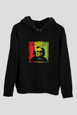 Mac Dre Baskılı Unisex Siyah Hoodie