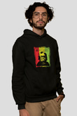 Mac Dre Baskılı Unisex Siyah Hoodie