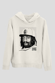 Mac Dre Beyaz Unisex Kapüşonlu Sweatshirt