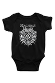 Machine Head Baskılı Siyah Bebek Body - Zıbın