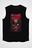 Machine Head Siyah Unisex Kolsuz Tişört