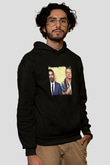 Macklemore Baskılı Unisex Siyah Hoodie