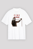 Mad Max Beyaz Unisex Oversize Tişört T-Shirt