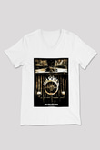 Mad Max Beyaz Unisex V Yaka Tişört T-Shirt