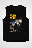 Mad Max Siyah Unisex Kolsuz Tişört