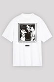 Mad Season Baskılı Beyaz Unisex Oversize Tişört - Tshirt