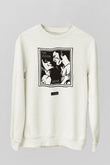 Mad Season Baskılı Beyaz Unisex Sweatshirt