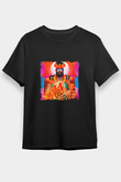 Major Lazer Baskılı Unisex Siyah Tişört