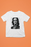 Maneskin Baskılı Beyaz Unisex Beyaz Çocuk Tişört - Tshirt