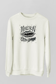 Maneskin Baskılı Beyaz Unisex Sweatshirt