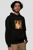 Mariah Carey Baskılı Unisex Siyah Hoodie