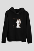 Mariah Carey Baskılı Unisex Siyah Hoodie