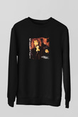 Mariah Carey Baskılı Unisex Siyah Sweatshirt
