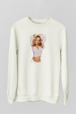 Mariah Carey Beyaz Unisex Sweatshirt