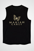 Mariah Carey Siyah Unisex Kolsuz Tişört
