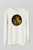 Marillion Baskılı Beyaz Unisex Sweatshirt