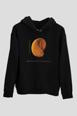 Marillion Baskılı Unisex Siyah Kapüşonlu Sweatshirt