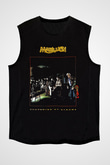 Marillion Baskılı Unisex Siyah Kolsuz Tişört - Tshirt