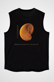 Marillion Baskılı Unisex Siyah Kolsuz Tişört - Tshirt