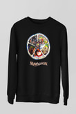 Marillion Baskılı Unisex Siyah Sweatshirt