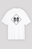 Marilyn Manson Beyaz Unisex Oversize Tişört T-Shirt